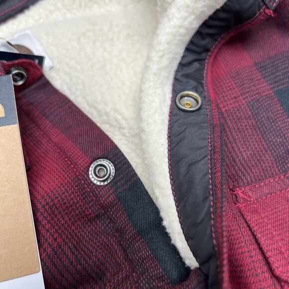 The North Face Campshire Fleece Shirt Size 3XL Mens Beetroot TNF $120 - Picture 11 of 12